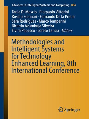 cover image of Methodologies and Intelligent Systems for Technology Enhanced Learning, 8th International Conference